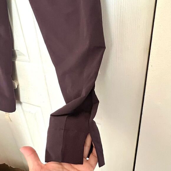 Zella burgundy jogging pants side pockets elastic waist size M - Picture 7 of 10